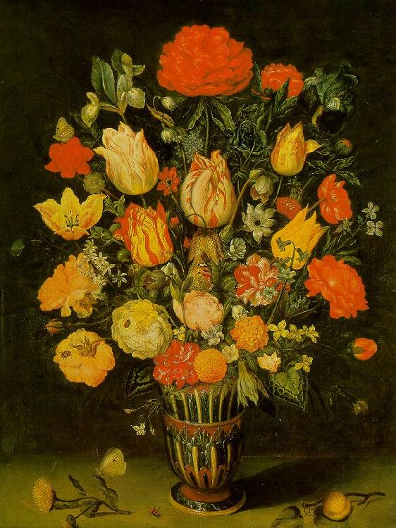BOSSCHAERT, Ambrosius the Elder Still-Life of Flowers f Sweden oil painting art